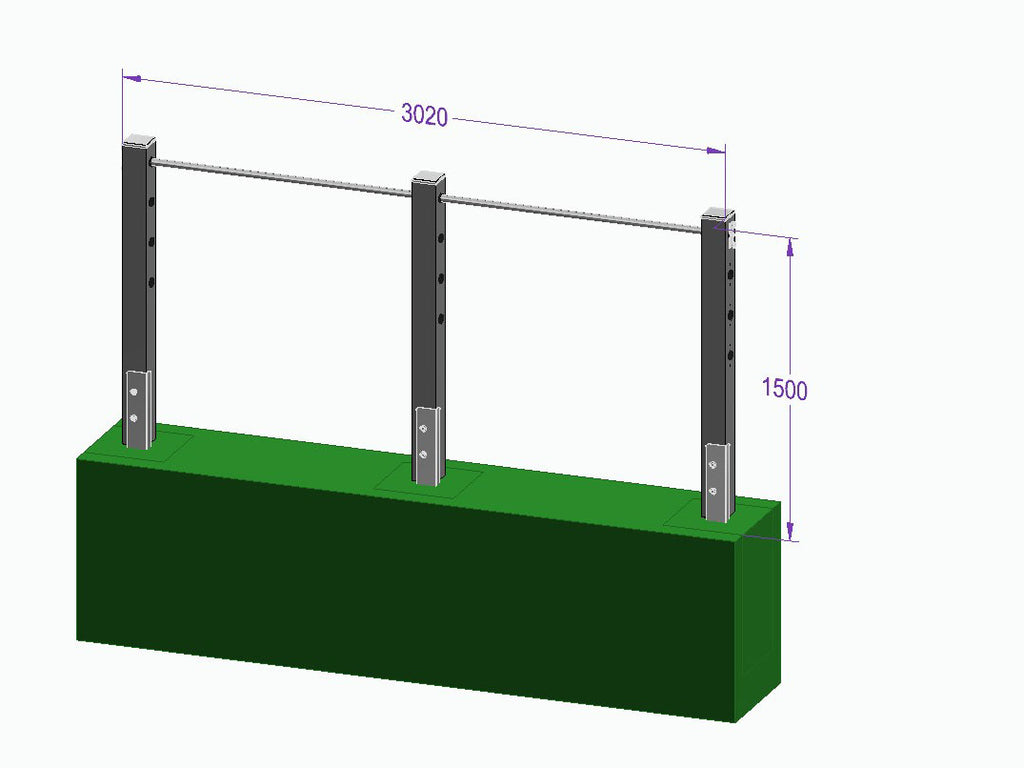 Doppel-Turnreck - MEINE-SCHAUKEL