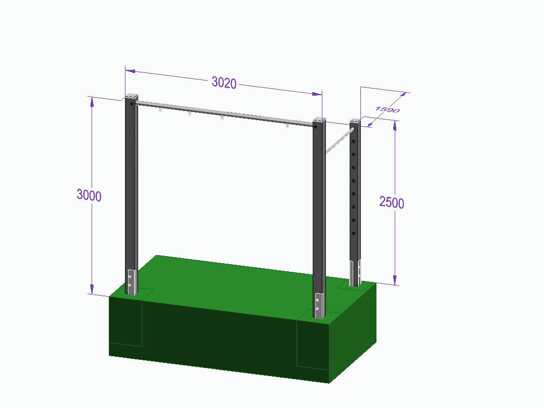 Doppelschaukel-Turnreck - 'Double Dream Flyer II' - MEINE-SCHAUKEL