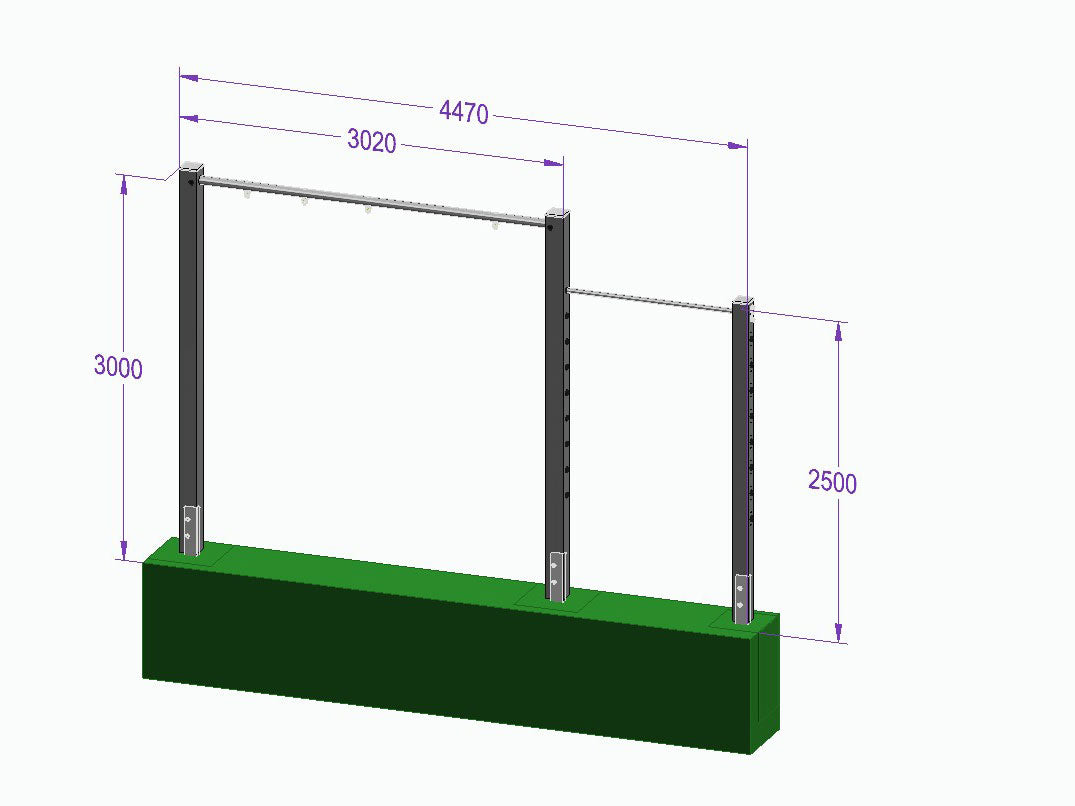 Doppelschaukel-Turnreck - 'Double Dream Flyer II' - MEINE-SCHAUKEL