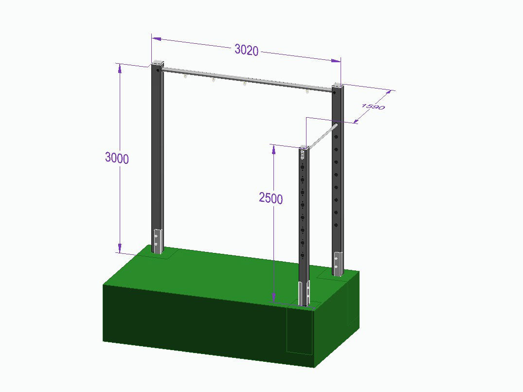 Doppelschaukel-Turnreck - 'Double Dream Flyer II' - MEINE-SCHAUKEL