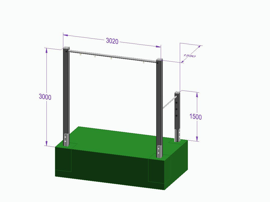 Doppelschaukel-Turnreck - 'Double Dream Flyer II' - MEINE-SCHAUKEL