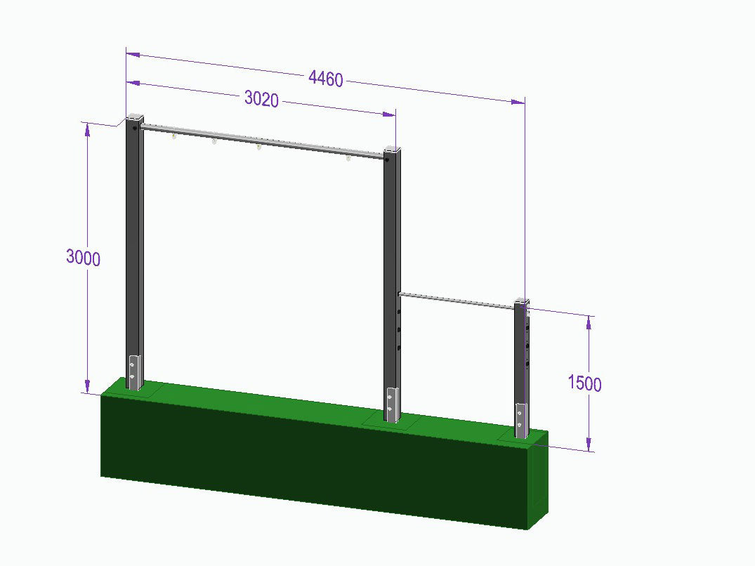 Doppelschaukel-Turnreck - 'Double Dream Flyer II' - MEINE-SCHAUKEL