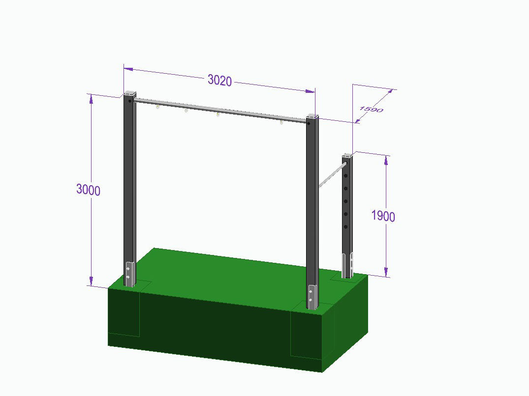 Doppelschaukel-Turnreck - 'Double Dream Flyer II' - MEINE-SCHAUKEL