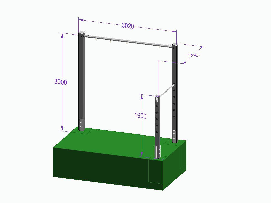 Doppelschaukel-Turnreck - 'Double Dream Flyer II' - MEINE-SCHAUKEL