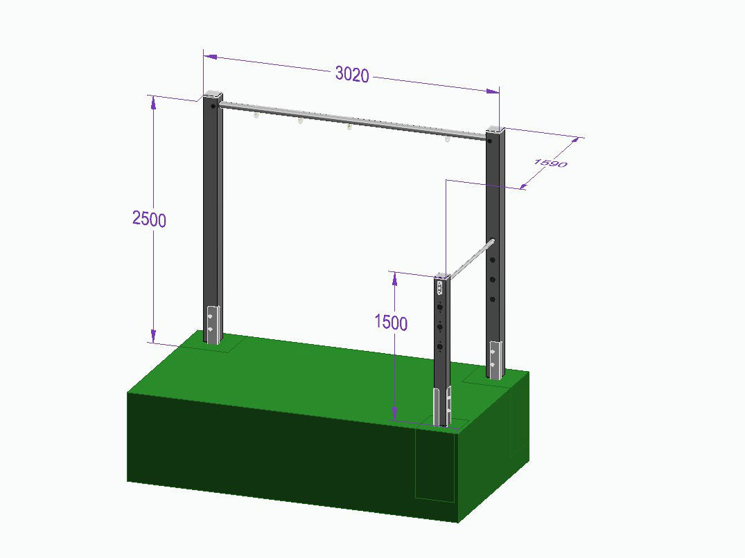 Doppelschaukel-Turnreck - 'Double Dream Flyer II' - MEINE-SCHAUKEL