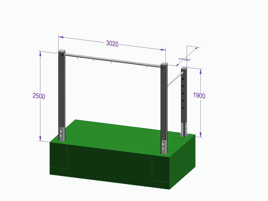 Doppelschaukel-Turnreck - 'Double Dream Flyer II' - MEINE-SCHAUKEL