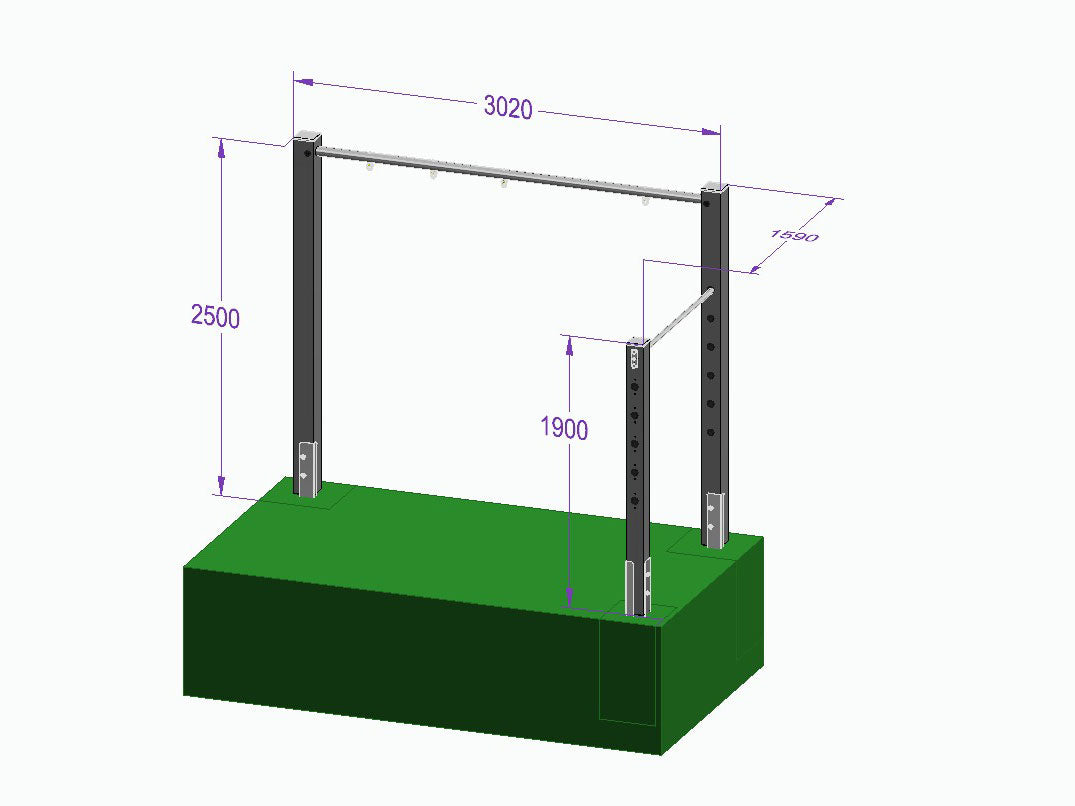 Doppelschaukel-Turnreck - 'Double Dream Flyer II' - MEINE-SCHAUKEL