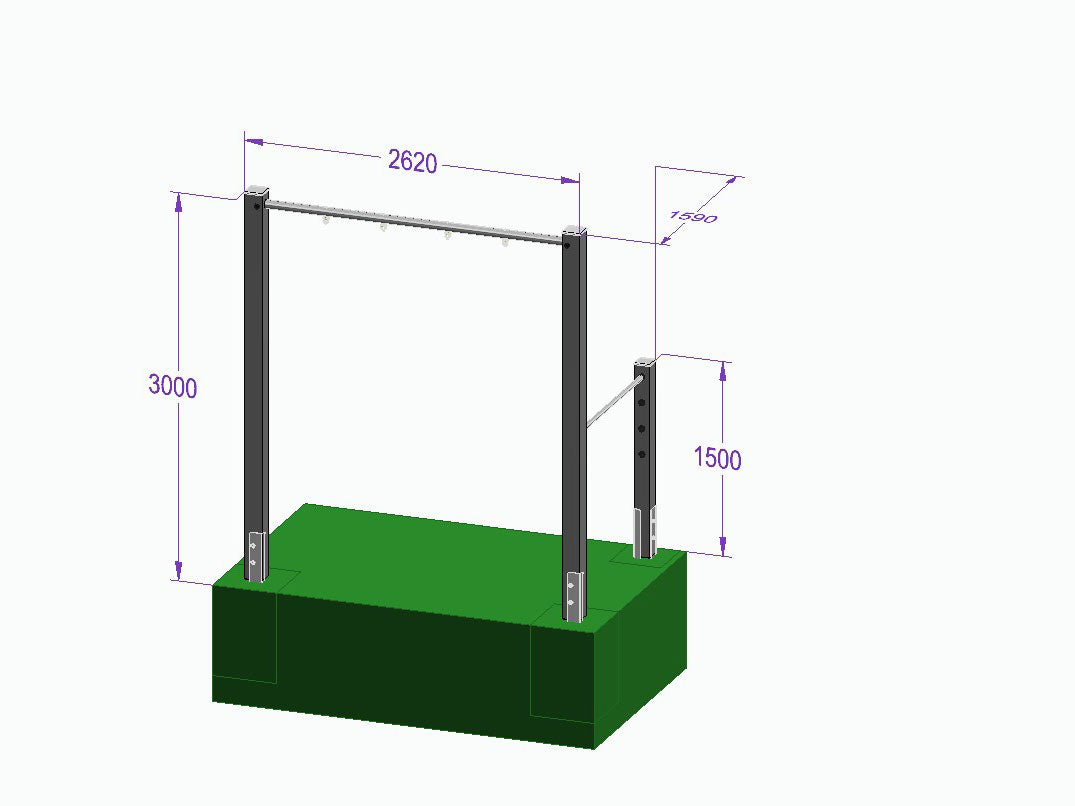 Doppelschaukel-Turnreck - 'Double Dream Flyer II' - MEINE-SCHAUKEL