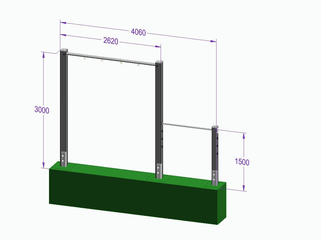 Doppelschaukel-Turnreck - 'Double Dream Flyer II' - MEINE-SCHAUKEL