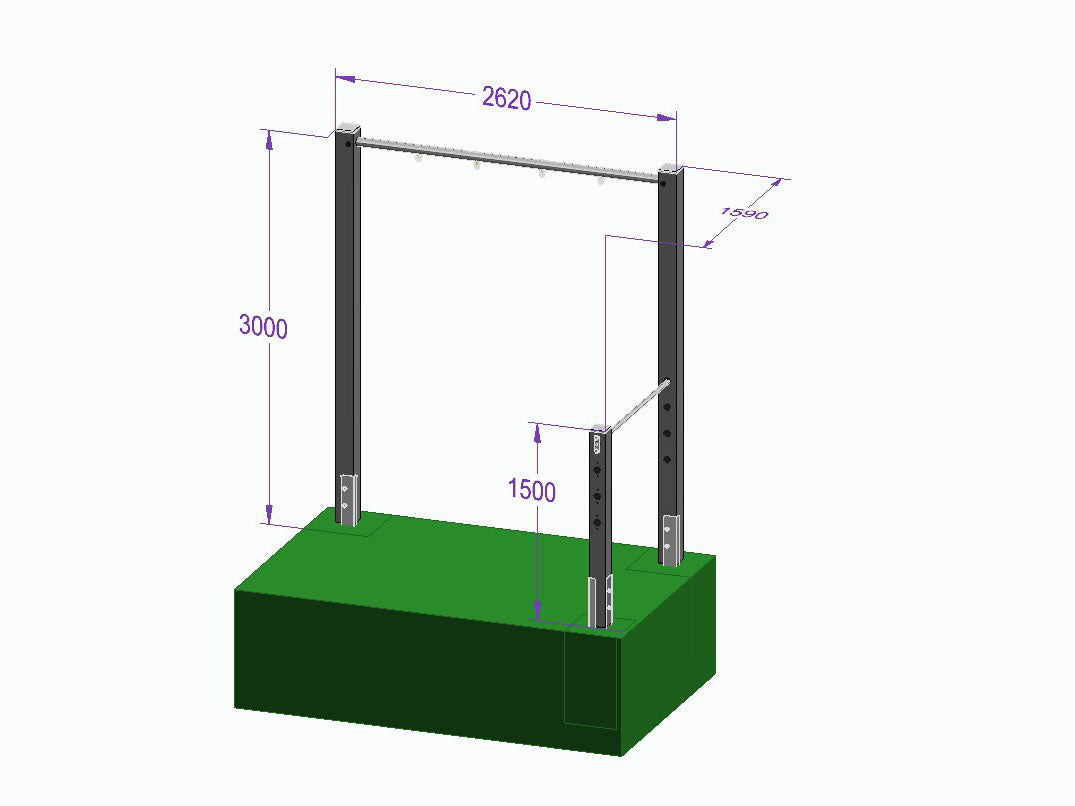 Doppelschaukel-Turnreck - 'Double Dream Flyer II' - MEINE-SCHAUKEL