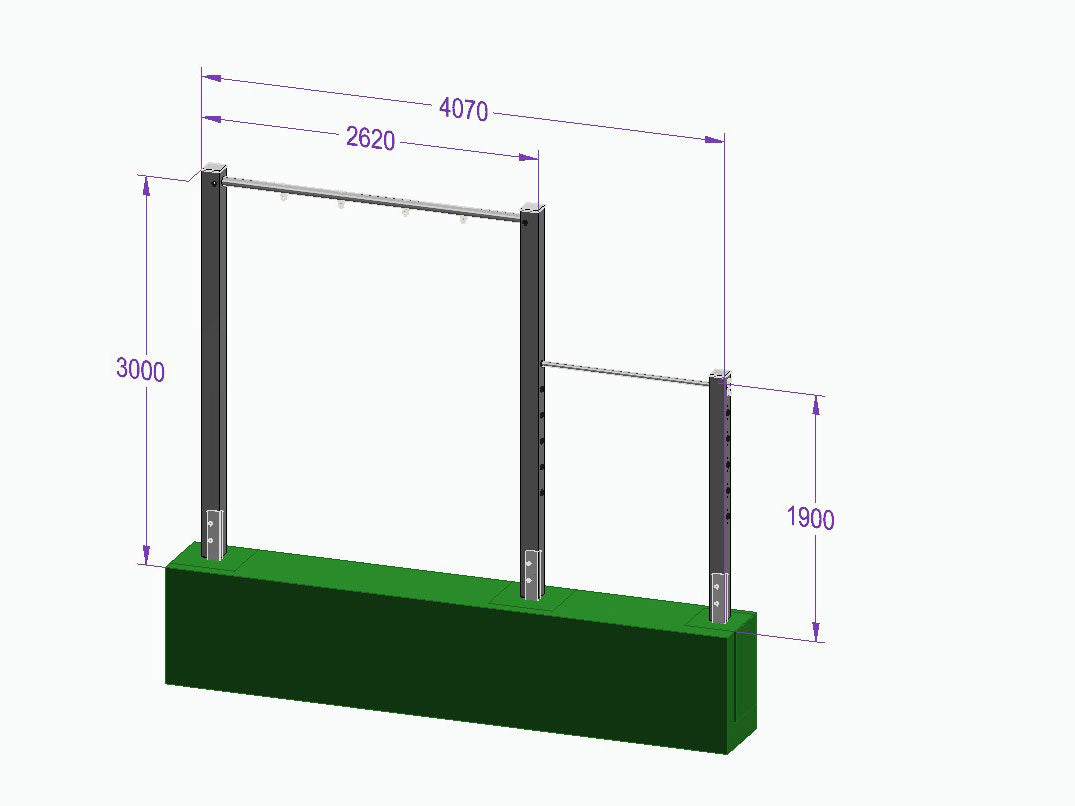 Doppelschaukel-Turnreck - 'Double Dream Flyer II' - MEINE-SCHAUKEL