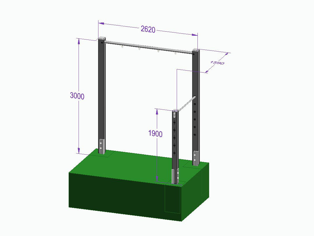Doppelschaukel-Turnreck - 'Double Dream Flyer II' - MEINE-SCHAUKEL