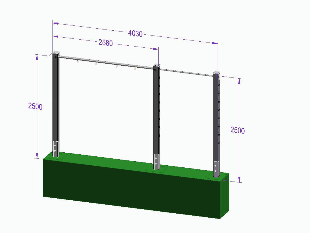 Doppelschaukel-Turnreck - 'Double Dream Flyer II' - MEINE-SCHAUKEL