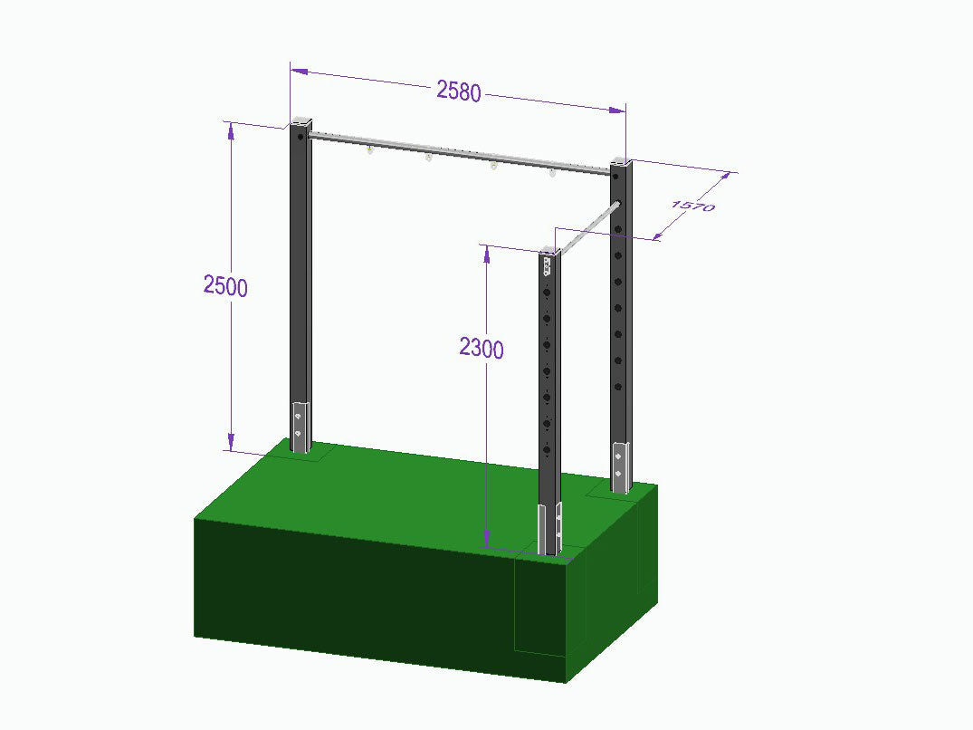 Doppelschaukel-Turnreck - 'Double Dream Flyer II' - MEINE-SCHAUKEL