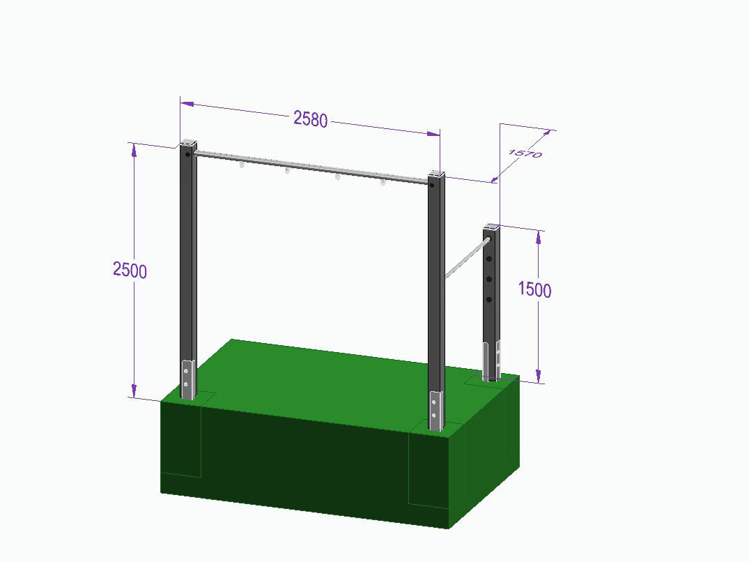 Doppelschaukel-Turnreck - 'Double Dream Flyer II' - MEINE-SCHAUKEL