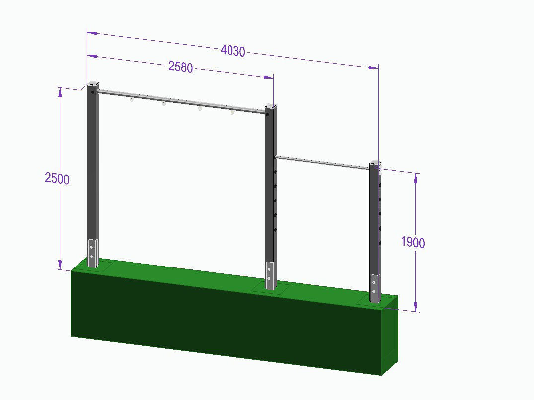 Doppelschaukel-Turnreck - 'Double Dream Flyer II' - MEINE-SCHAUKEL