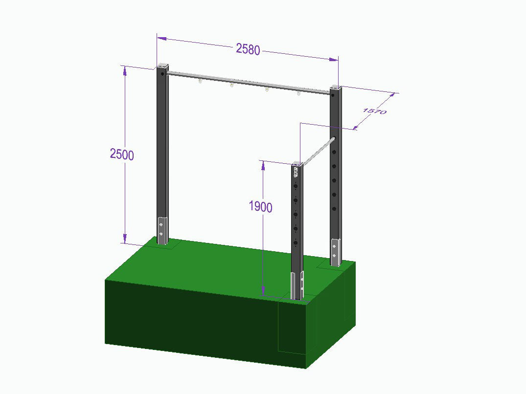 Doppelschaukel-Turnreck - 'Double Dream Flyer II' - MEINE-SCHAUKEL