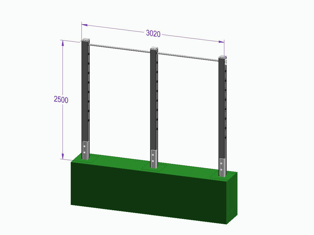 Doppel-Turnreck - MEINE-SCHAUKEL