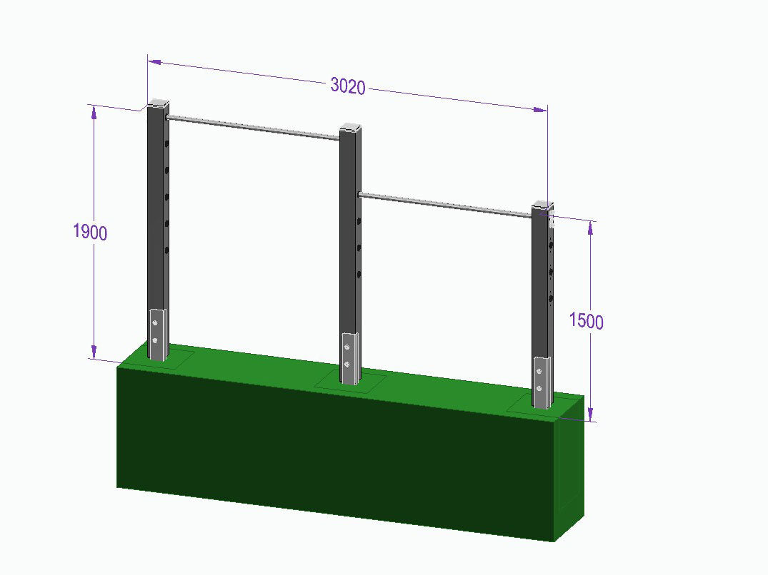 Doppel-Turnreck - MEINE-SCHAUKEL