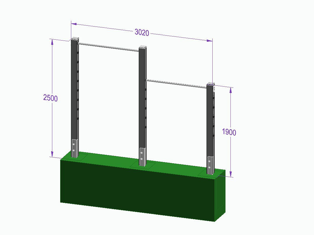 Doppel-Turnreck - MEINE-SCHAUKEL