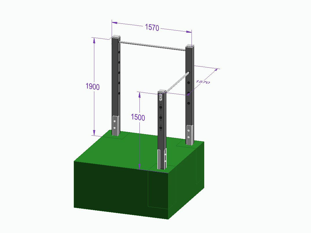 Doppel-Turnreck - MEINE-SCHAUKEL