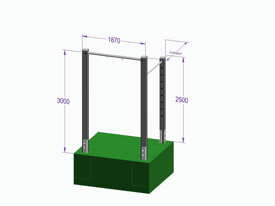 Einzelschaukel-Turnreck 'Single Dream Flyer II' - MEINE-SCHAUKEL