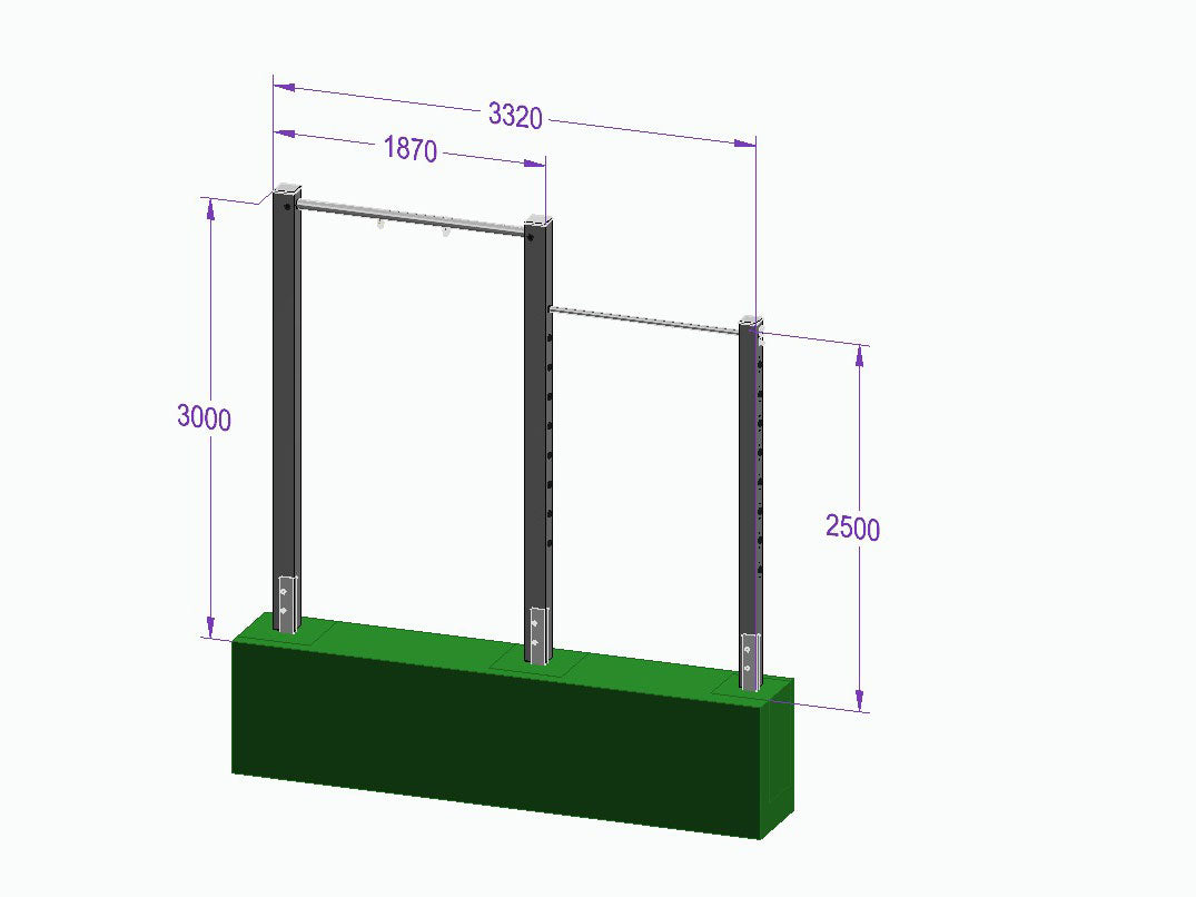 Einzelschaukel-Turnreck 'Single Dream Flyer II' - MEINE-SCHAUKEL