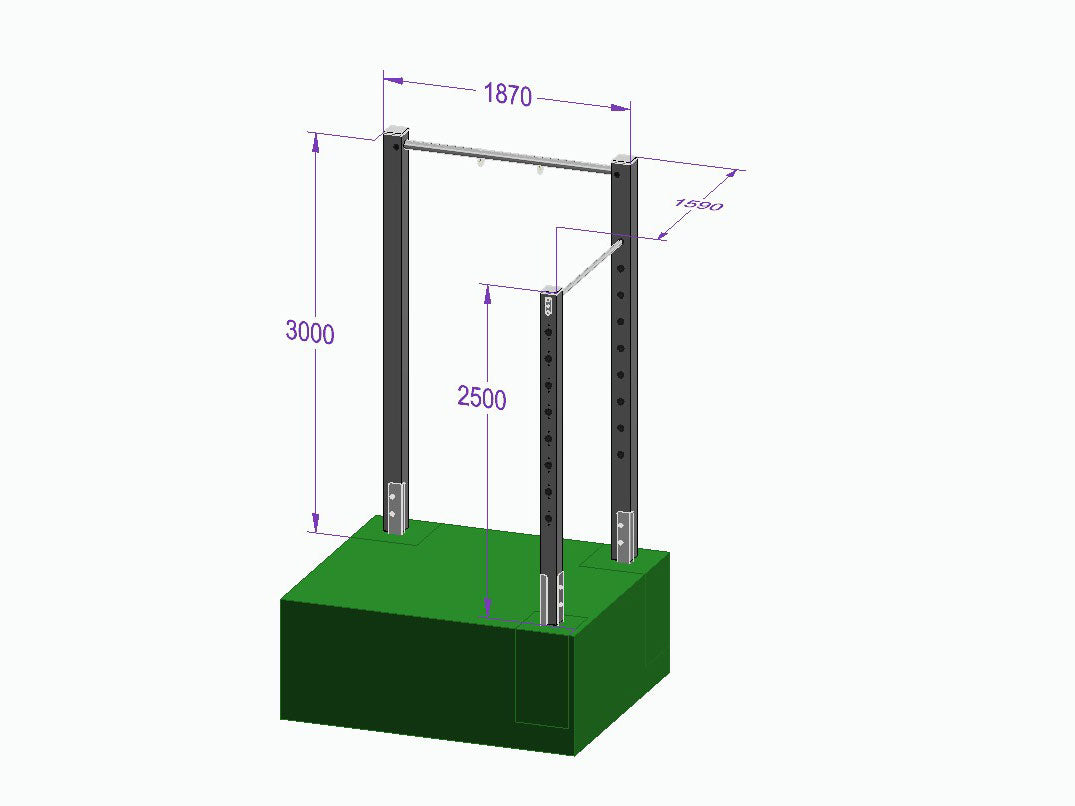 Einzelschaukel-Turnreck 'Single Dream Flyer II' - MEINE-SCHAUKEL