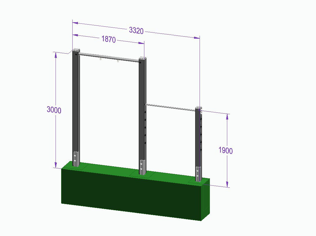 Einzelschaukel-Turnreck 'Single Dream Flyer II' - MEINE-SCHAUKEL