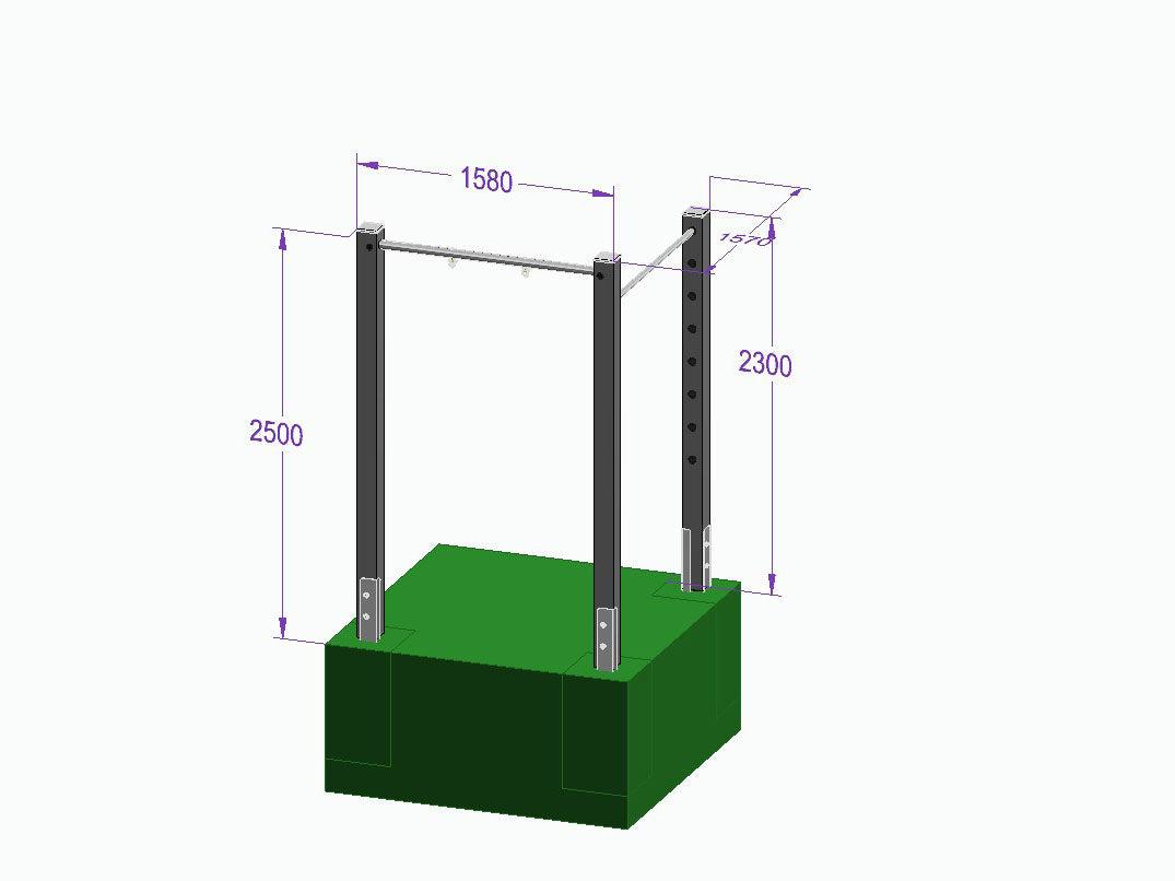 Einzelschaukel-Turnreck 'Single Dream Flyer II' - MEINE-SCHAUKEL