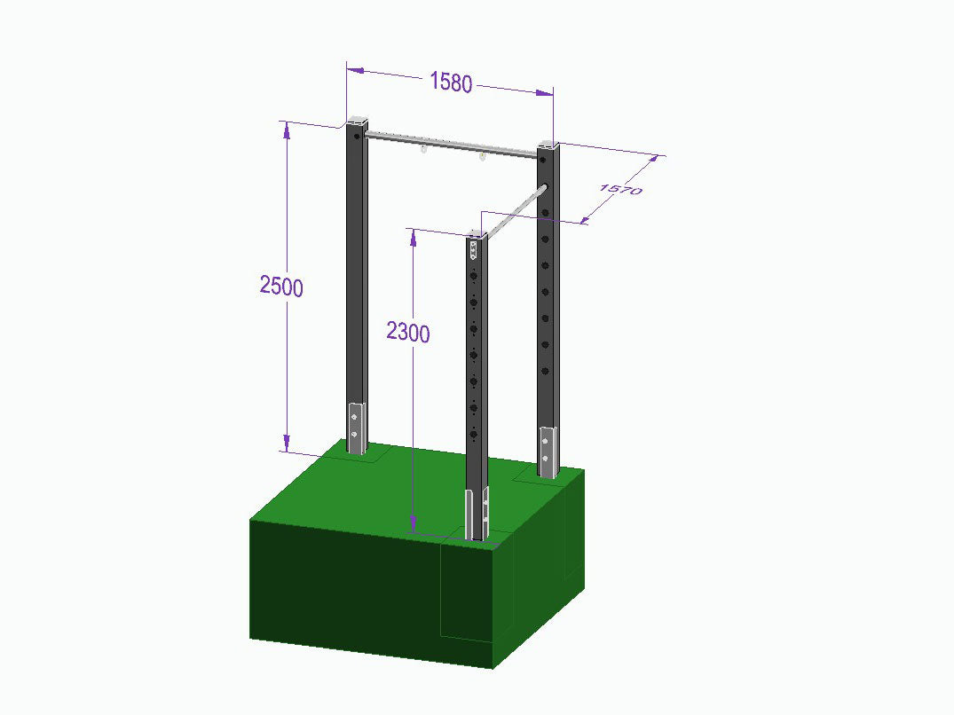 Einzelschaukel-Turnreck 'Single Dream Flyer II' - MEINE-SCHAUKEL