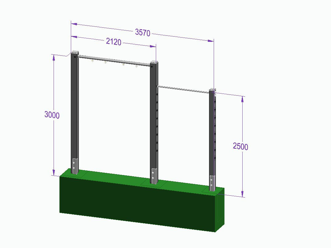 Einzelschaukel-Turnreck 'Single Dream Flyer II' - MEINE-SCHAUKEL