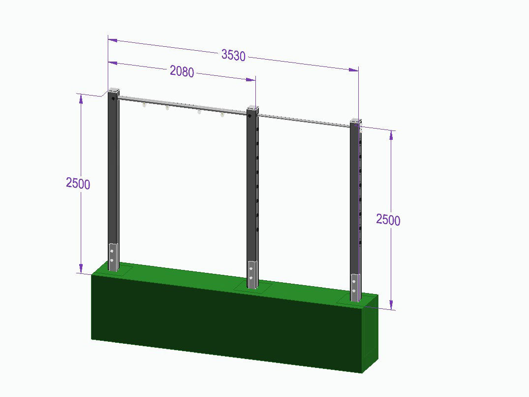 Einzelschaukel-Turnreck 'Single Dream Flyer II' - MEINE-SCHAUKEL