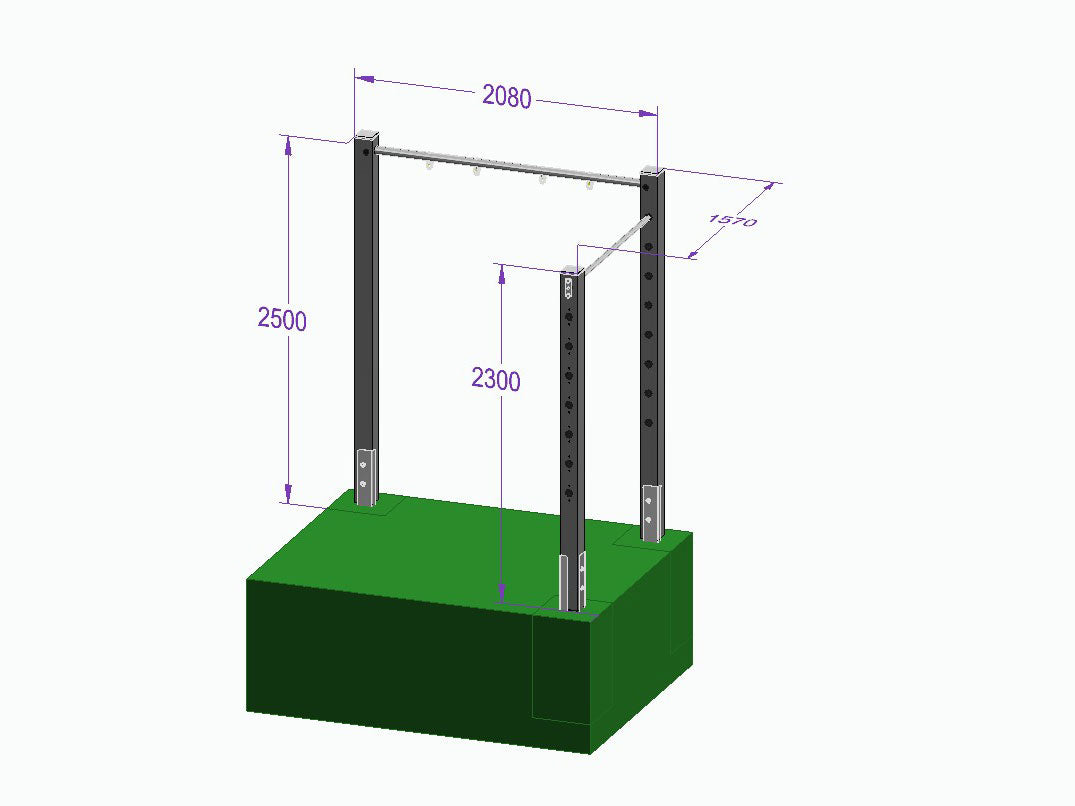 Einzelschaukel-Turnreck 'Single Dream Flyer II' - MEINE-SCHAUKEL