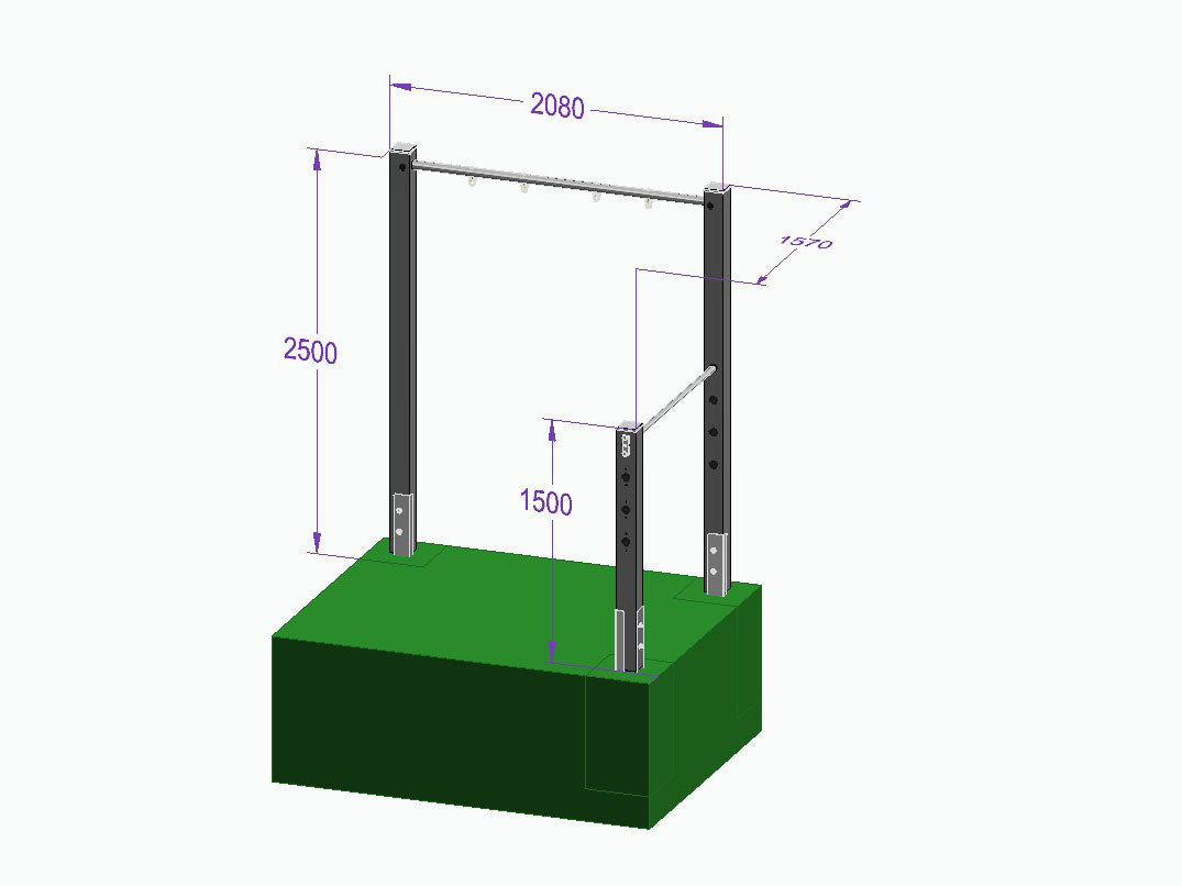 Einzelschaukel-Turnreck 'Single Dream Flyer II' - MEINE-SCHAUKEL