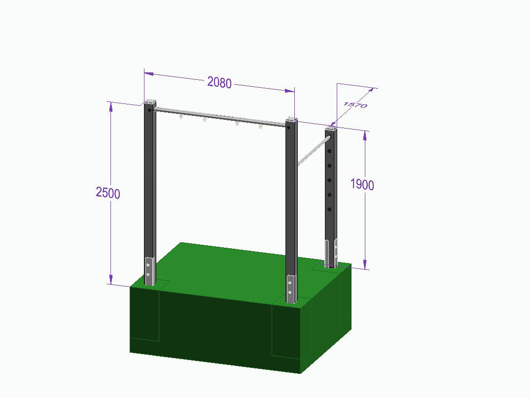 Einzelschaukel-Turnreck 'Single Dream Flyer II' - MEINE-SCHAUKEL