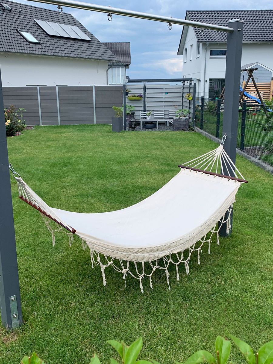 Hängemattenhalterung – flexibel für Schaukel & Garten